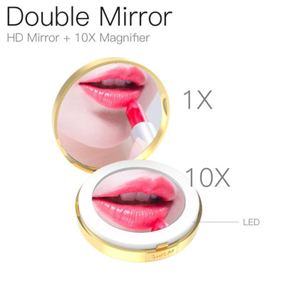 LED Light Magnifying Makeup Mirror