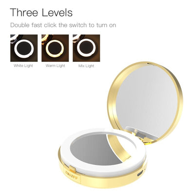 LED Light Magnifying Makeup Mirror